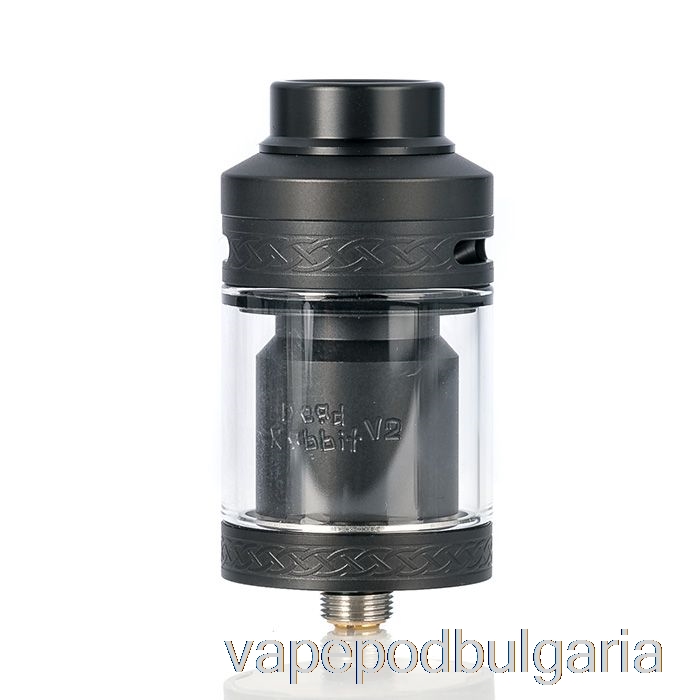 Vape 10000 Дръпки Hellvape Dead Rabbit V2 25mm Rta Matte Full Black